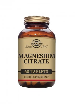 Solgar Magnesium Citrat 200mg 60 Tabletter