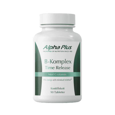Alpha Plus B-Komplex Time Release Med C-vitamin 90 tab Alpha Plus B-Komplex Time Release Med C-vitamin 90 tab