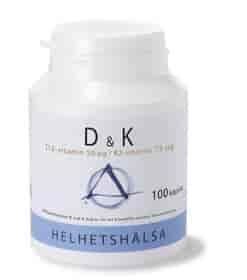 Helhetshälsa D & K Vitamin 2000 IU 100 kap Helhetshälsa D & K Vitamin 2000 IU 100 kap