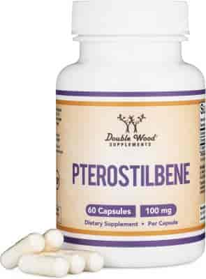 Double Wood Pterostilbene 100mg, 60kap Double Wood Pterostilbene 100mg, 60kap