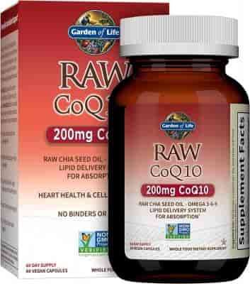 Garden of Life Vitamin Code Raw CoQ10, 200mcg, 60k Garden of Life Vitamin Code Raw CoQ10, 200mcg, 60k