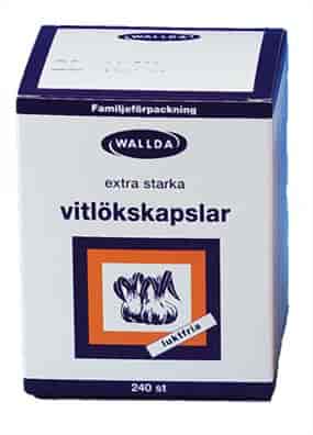 Wallda Vitlökskapslar 240st Wallda Vitlökskapslar 240st