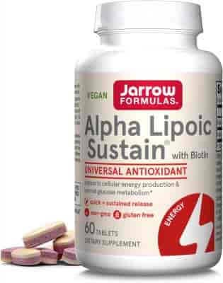 Jarrow Formulas Alpha Lipoic Sustain 300mg 60tab Jarrow Formulas Alpha Lipoic Sustain 300mg 60tab