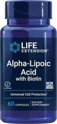 Life Extension Alpha-Lipoic Acid with Biotin 250 mg 60 Kapslar Life Extension Alpha-Lipoic Acid with Biotin 250 mg 60 Kapslar