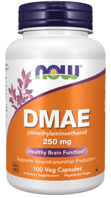 Now DMAE (Dimethylaminoethanol) 250 mg 100 Veg Kapslar Now DMAE (Dimethylaminoethanol) 250 mg 100 Veg Kapslar