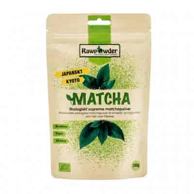 Rawpowder Matcha pulver supreme 100g EKO Rawpowder Matcha pulver supreme 100g EKO