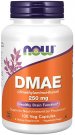 NOW DMAE (Dimethylaminoethanol) 250 mg 100 Veg Kapslar
