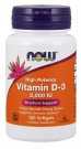 NOW Vitamin D-3 2000 IU 120 kapslar