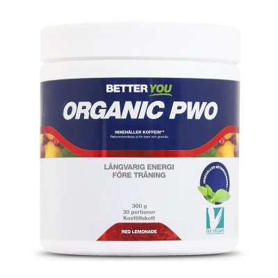 Better You Organic PWO, Red Lemonade, 480g