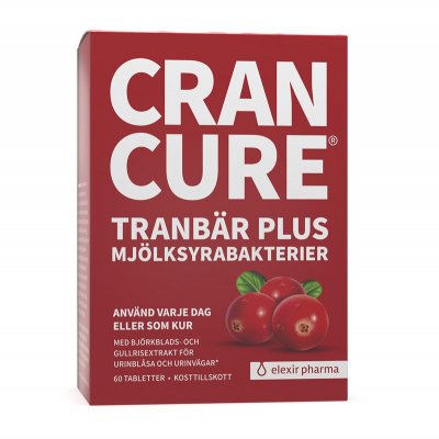 Cran Cure Tranbär Plus Mjölksyrabakterier 60tab