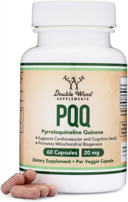 Double Wood PQQ, Pyrroloquinoline quinone 20mg, 60kap