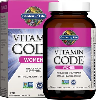 Garden of Life Vitamin Code Raw Women's Multivitamin, 120 Vegetarian Capsules