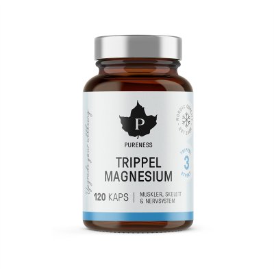 Pureness Trippel Magnesium 94mg, 120kap