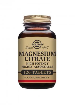 Solgar Magnesium Citrat 200mg 120 Tabletter