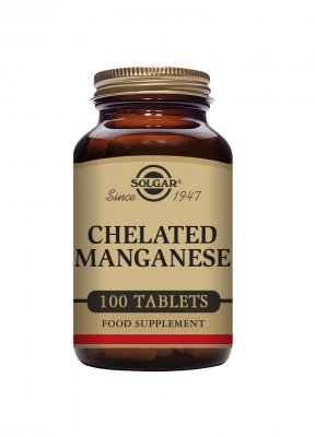 Solgar Mangan Bisglycinat 8mg 100 Tabletter